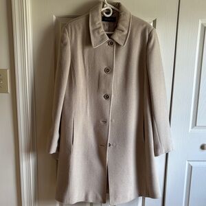 Jones New York Women's Tan knee-length Coat